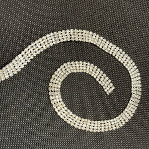 Preciosa Czech 4-ROW Rhinestone Cup Chain