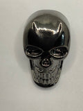 Metal skull shank buttons