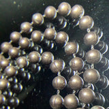 Full ball pearl beads chain on threading