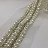 Pearl and Diamanté trim