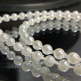 Full ball pearl beads chain on threading