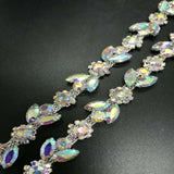 Crystals Flower Rhinestone Chain