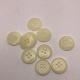 Cream tortoiseshell button