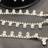Mickey Mouse shape diamanté chain