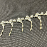 Angular diamanté fringe