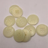 Cream tortoiseshell button
