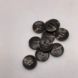 Dish in tortoiseshell button