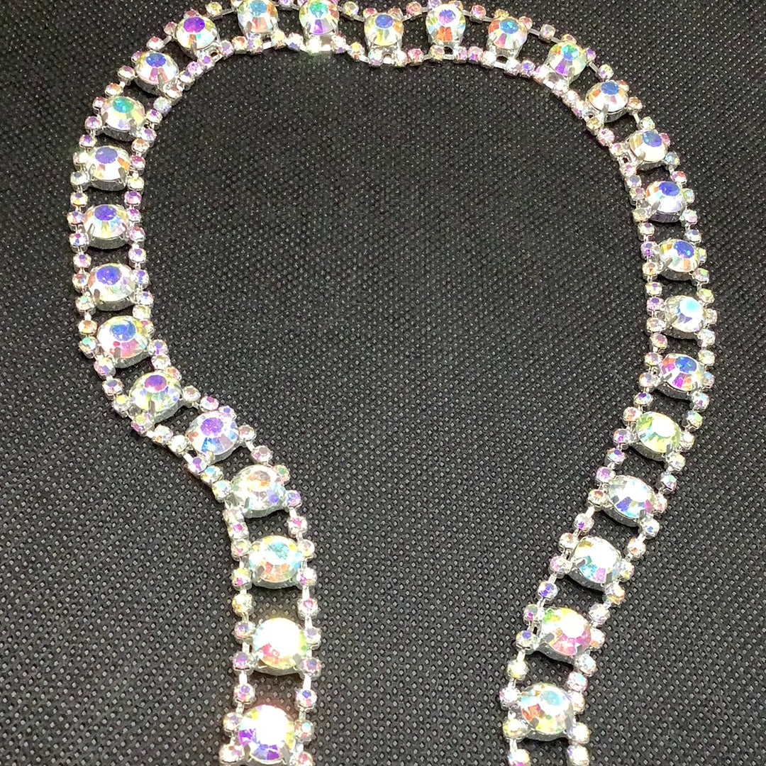 ABS stone Diamanté trim – www.jimmybuttons.com.au