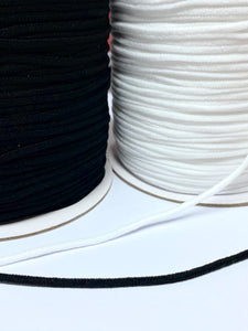 Round Soft sponge elastic 2.5mm wide